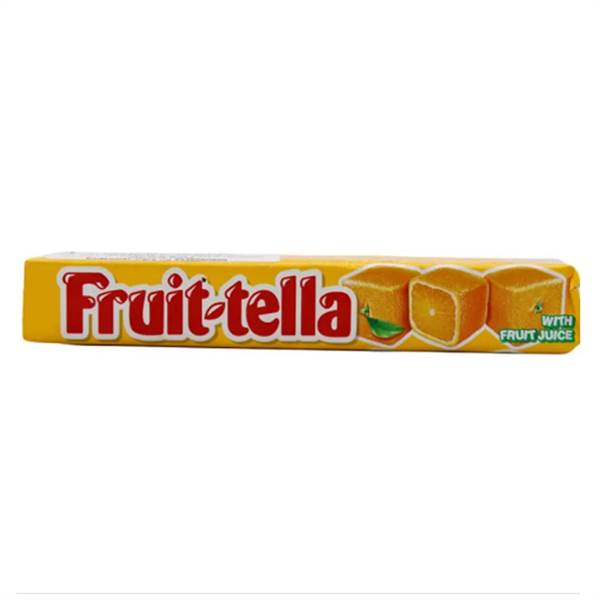 Fruit-Tella Orange With Fruit Juice Candy Imported